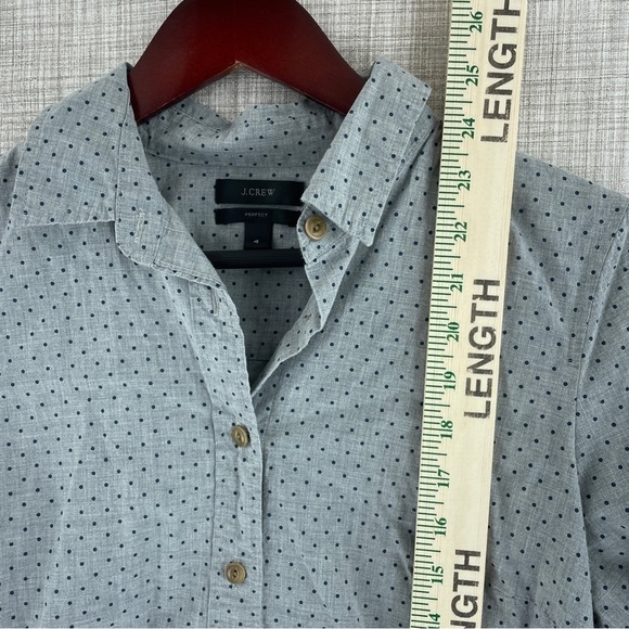 J. Crew Womens Size 4 long sleeve button down shirt 2072 - Picture 3 of 7
